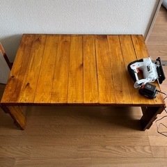 テーブル(けやき色)
