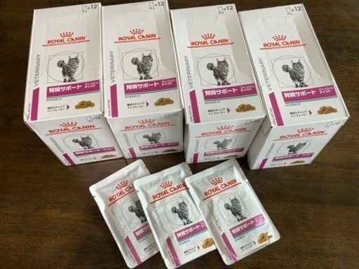 キャットフード　ロイヤルカナン　腎臓サポート　パウチ58個