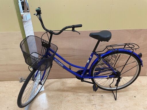 自転車  シティサイクル  ブルー  26インチ