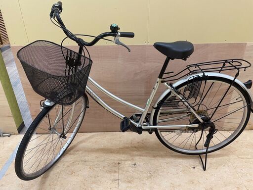 自転車  シティサイクル  グレー  27インチ  変速機付き