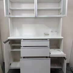 【ラッピング不可】  R200 USED キッチンボード、食器棚、幅120cm PAMOUNA キッチン収納