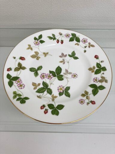 【レガストック川崎本店】ウェッジ ウッド ワイルド ストロベリー プレート　27ｃｍ　③