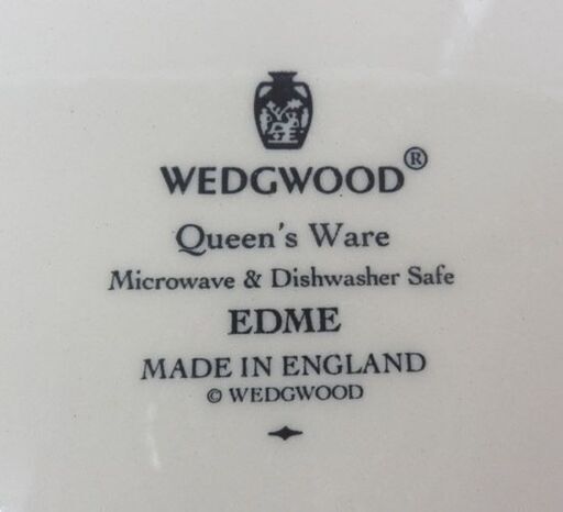 ウェッジウッド クイーンズウェア エドミー WEDGWOOD Queen’ｓ Ware EDME 21㎝プレート 2枚セット 皿 札幌市 西野店