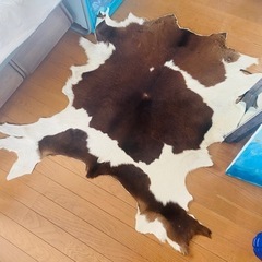 【ネット決済】牛革ラグ