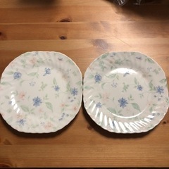 BIYOCHINA 花柄　デザート皿　2枚セット