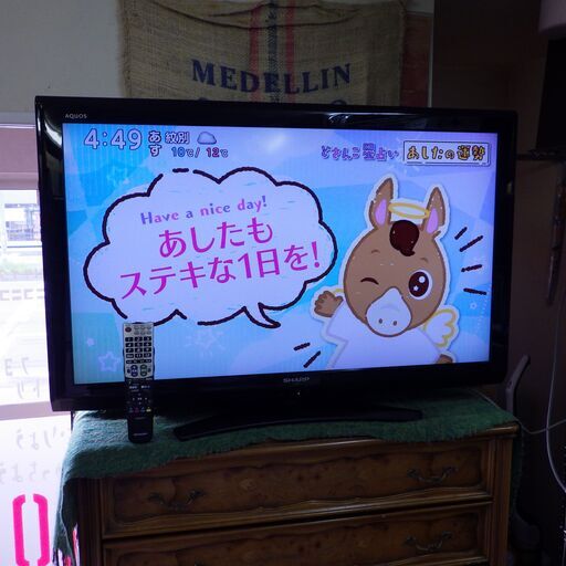 格安！店舗受け渡し可能　SHARP/シャープ 40V型 液晶 テレビ AQUOS LC-40E9 フルハイビジョン 2011年モデル 安心の一カ月動作保証♪