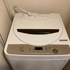 SHARP 洗濯機洗濯機 6kg 簡易乾燥機能付き　 ES…