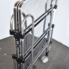 ヤ取終了4/19】≪y283≫美品 TOKUYAMA/トクヤマ 折畳み式 3段
