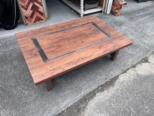 急募‼️ 鉄板付き　ローテーブル1　天然ガス用　たこ焼き器付き 急募‼️ 鉄板付き ローテーブル1 天然ガス用 たこ焼き器付き