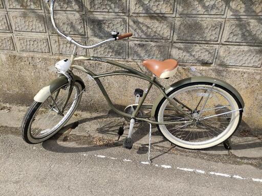 中古自転車2576 前後タイヤ新品！日本製 希少28インチ 3段ギヤ