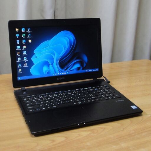 ご購入頂きました Windows11 美品 爆速・起動18秒・高性能ノートPC 「EPSON Endeavor NJ4100E」 Core i5 メモリー8GB SSD 240GB（新品）Win10 pro Office 2019 pro 搭載 DVD-RW Webカメラ WiFi Bluetooth SDカードスロット HDMI VGA装備