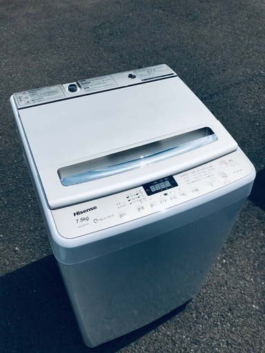 ♦️EJ393番 Hisense全自動電気洗濯機 【2018年製】