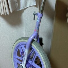ブリヂストン　一輪車（紫）