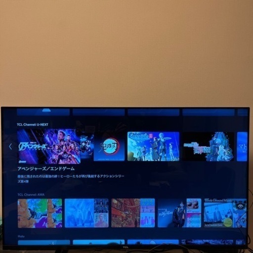 TCL50インチテレビ(AndroidTV内蔵)