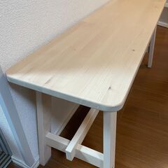 IKEA/イケア 木製ダイニングベンチ 103cm 北欧 おしゃ...