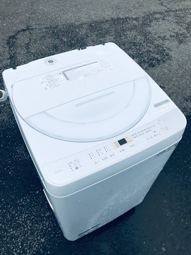 ♦️EJ418番SHARP全自動電気洗濯機 【2019年製】