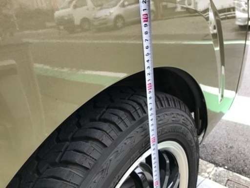 値下げしました！軽トラ用アルミホイールタイヤ4本セット（中古 