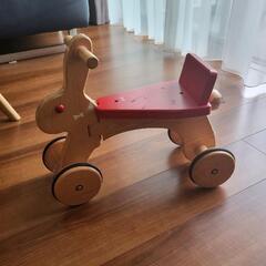 三輪車　木製　