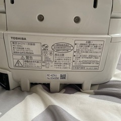 TOSHIBA タッチパネル　炊飯器
