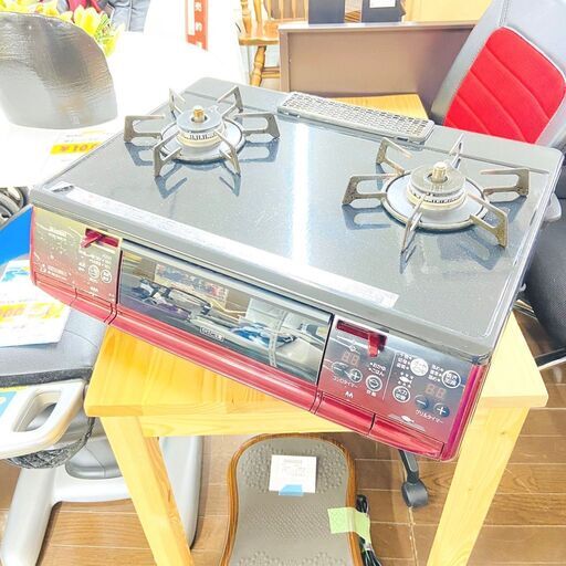 【半額】Rinnai/リンナイ ガスコンロ RT61AWKR-L 都市ガス用 2014年製
