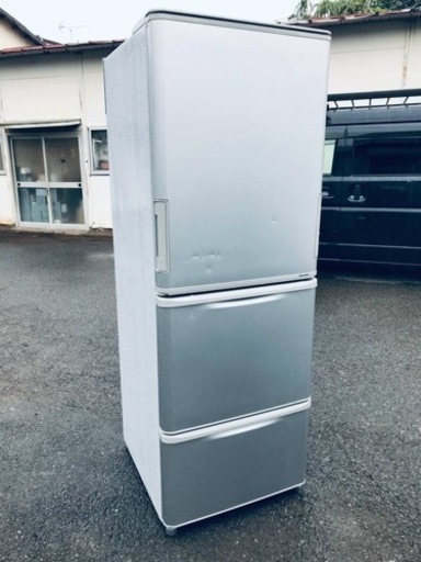 ①ET381番⭐️350L⭐️ SHARPノンフロン冷凍冷蔵庫⭐️