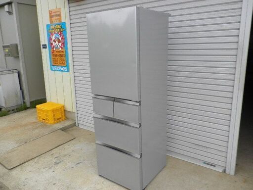 アクアAQR-SD42D ４１５L ５ドア冷凍冷蔵庫 ２０１５年 自動製氷付き  無料配送（つくば市から２０キロまで）