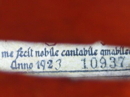 選定分類：Ⅳ-⑥ モダン・半手工製・独逸】Violin Work shop of Frank