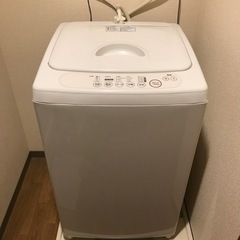 無印洗濯機あげます！