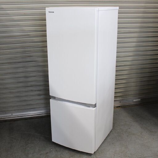 T904) 東芝 2ドア 170L 2019年製 GR-R17BS(W) セミマットホワイト 右開き ノンフロン冷凍冷蔵庫 耐熱テーブルボード TOSHIBA 冷蔵庫 単身