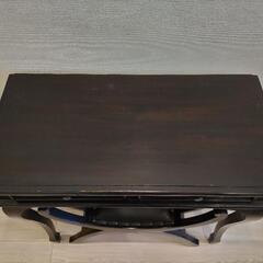 アジアン猫脚コンソールテーブルとチェアセット