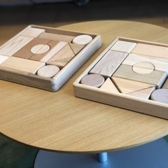 知育玩具 木製ブロックセット