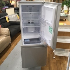 S253三菱 146L 2ドア冷蔵庫（ピュアシルバー）【右開き】MITSUBISHI MR-P15C-S⭐動作確認済 ⭐クリーニング済 S253三菱 146L 2ドア冷蔵庫（ピュアシルバー）【右開き】MITSUBISHI MR