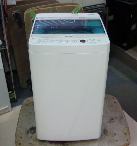 【お値打ち品‼】JMS0366)Haier/ハイアール 全自動洗濯機 JW-C45A 2019年製 4.5kg 中古品 動作OK 【取りに来られる方限定】