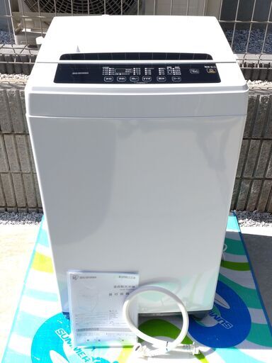 洗濯機 2020年製 アイリスオーヤマ IRIS OHYAMA IAW-T602E 6kg 説明書付 動作確認済み 美品 【近隣配送可】 東京都 調布市