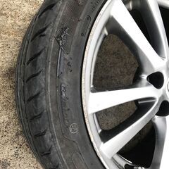 レクサス　夏タイヤ・ホイールセット　