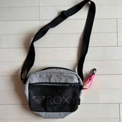 （0円USED）ROXYショルダーバッグ　グレー