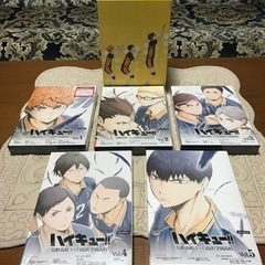 【美品♡未開封あり！】ハイキュー!!烏野高校vs白鳥沢学園高校DVD全巻(限定BOX付き)