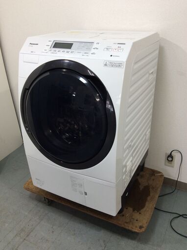 (5/30受渡済)YJT4366【Panasonic/パナソニック ドラム洗濯機10.0㎏】極美品 2021年製 NA-VX700BL 家電 洗濯 斜め型 左開き