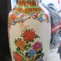 アンティーク 中国陶器 壷 花瓶 高さ約145cm - インテリア雑貨/小物 