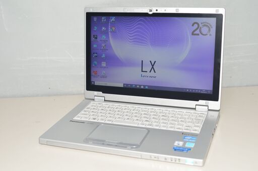 日本製軽量ノートPC 最新Windows10 爆速SSD128GB Panasonic CF-AX2LEABR Core i5-3427U/メモリ4GB/11.6インチ/カメラ/タッチパネル