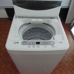 ID 996199 洗濯機 ヤマダ 6K 2017年製 YWM-T60A1