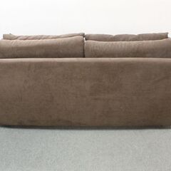 NITORI/ニトリ 布張りソファ 3人掛け ダークモカ/ダークブラウン N