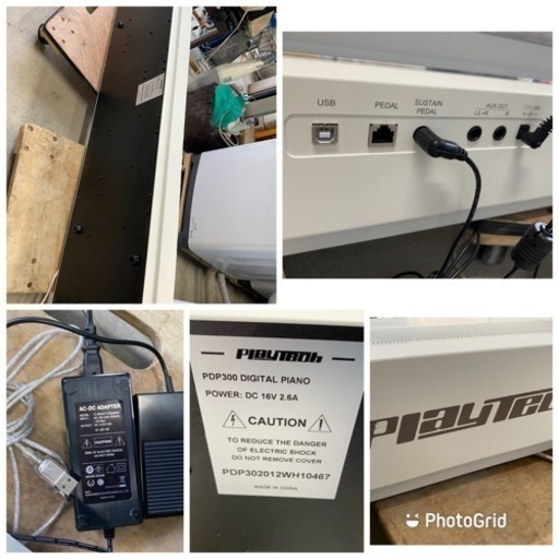 お薦め品‼️激安‼️ピアノタッチ 電子ピアノ PLAYTECH PDP300 2021年