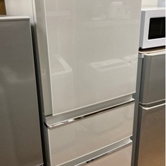 三菱 3ドア冷蔵庫 330L 2016年製 自動製氷機能 中古
