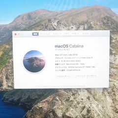 iMac A1419 ME086J/A (27-inch, Late 2013)OS：MacOS Catalina 10.15.7