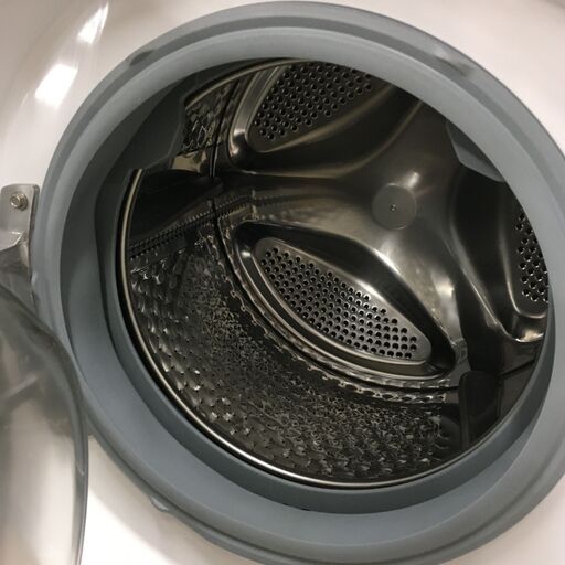 J1559 ★6ヶ月保証付き★ アイリスオーヤマ ドラム式洗濯機 HD71-W/S 7.5kg ホワイト／シルバー 2018年製 クリーニング、動作確認済み