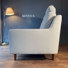 ☑️ジモ売約済　新品設置後未使用18万ケユカレムソファー2.5人掛けヘッドレスト×2オプション