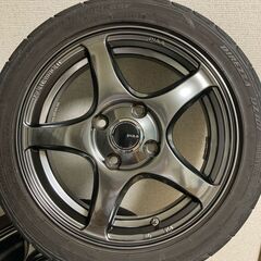 PIAA　エレガンツァS-01　14インチ　4穴　タイヤ付き4本セット