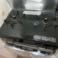 ガスコンロ2口　都市ガス用　 