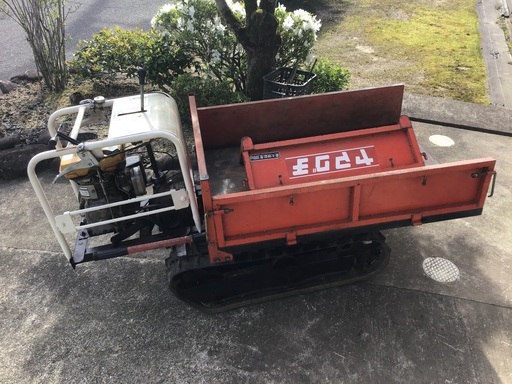 ヤマグチ 300Kg クローラー 手動ダンプ 運搬車 右旋回 左旋回